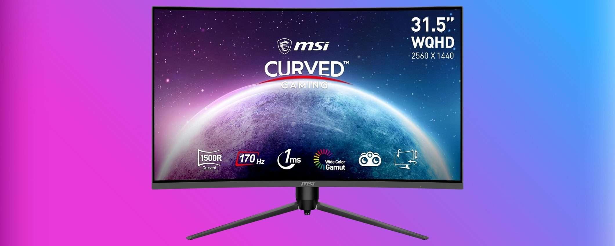 Monitor MSI curvo 31