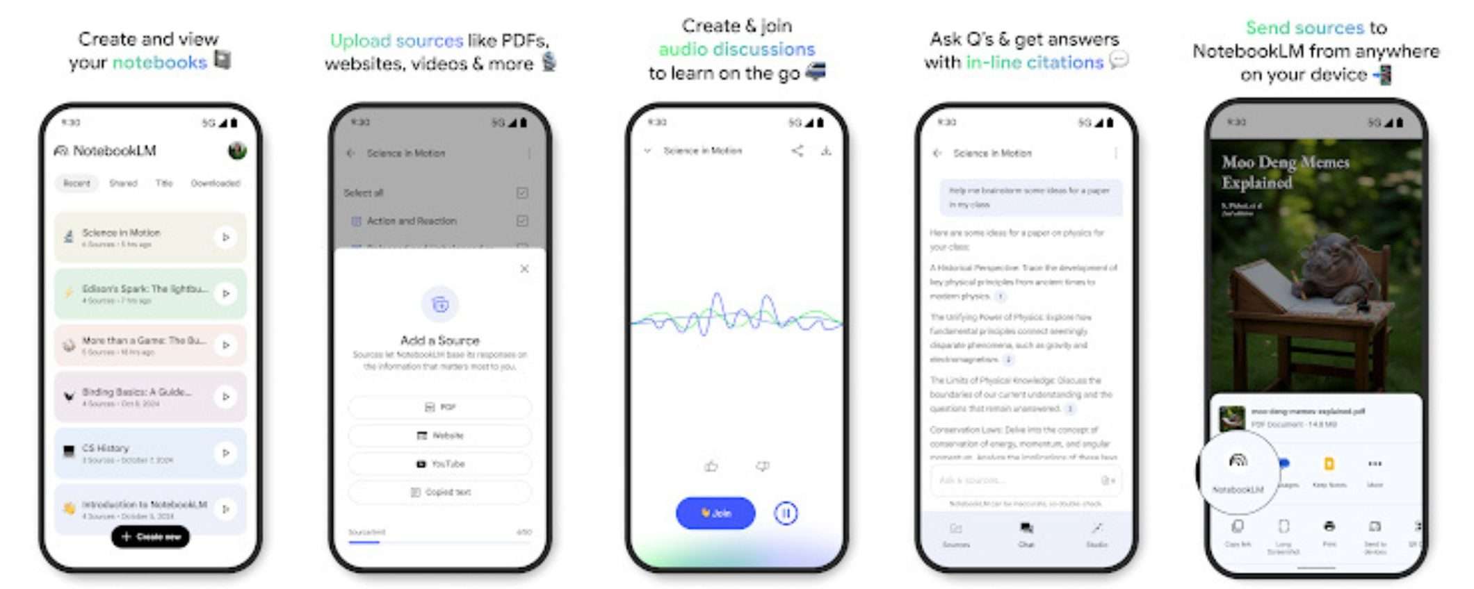 NotebookLM di Google arriva su Android e iOS