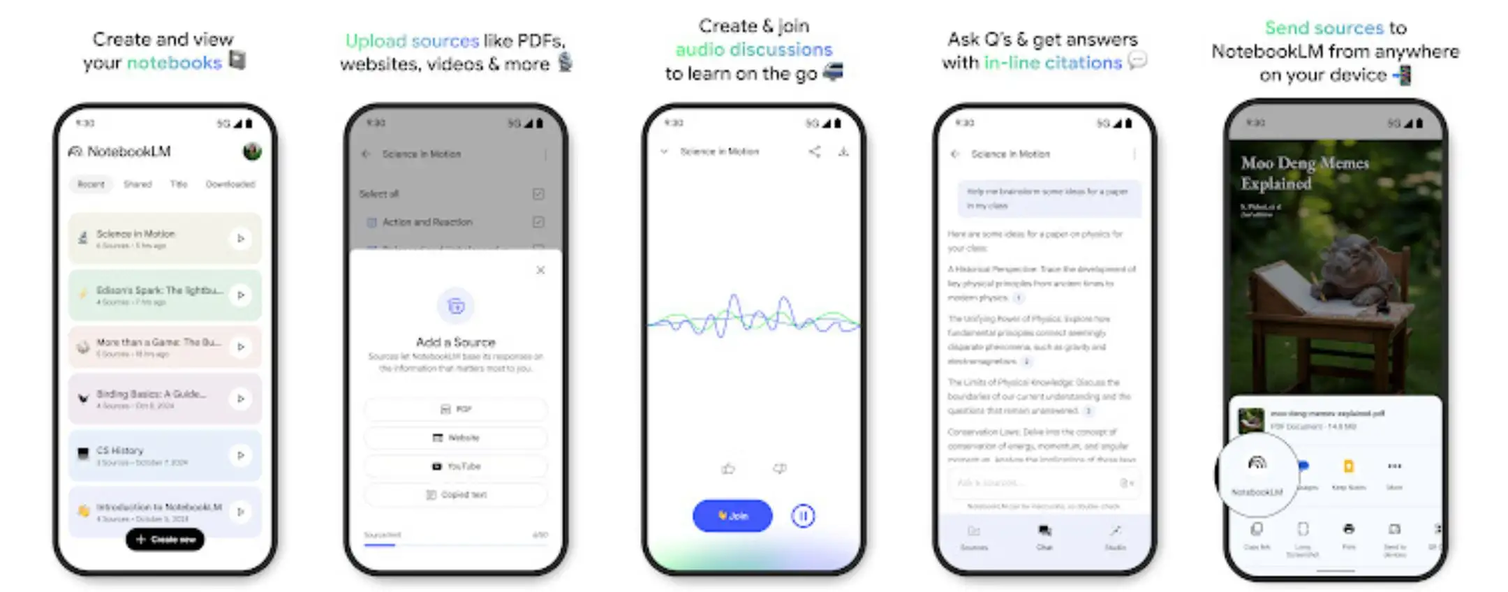 NotebookLM di Google arriva su Android e iOS