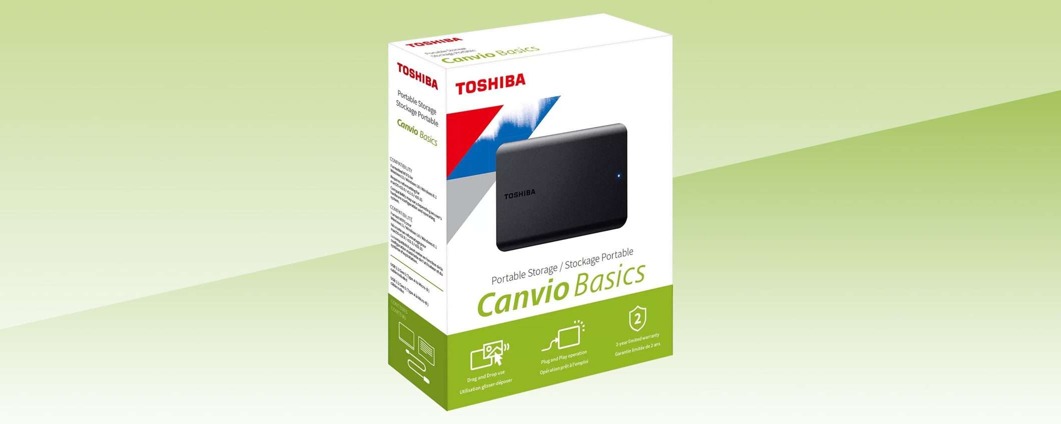 HDD esterno Toshiba da 4 TB: l'offerta giusta per storage e backup