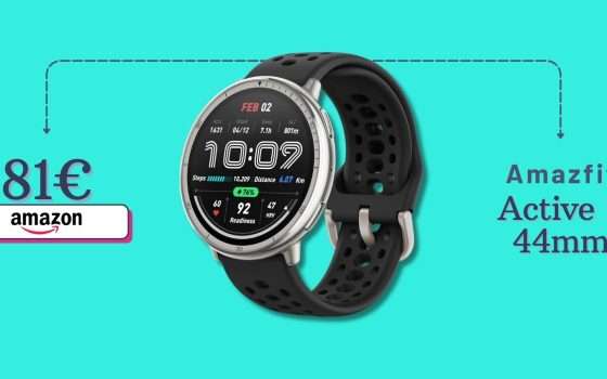 AMAZFIT Active 2 rimpiazza smartphone, dottore e coach con appena 81€