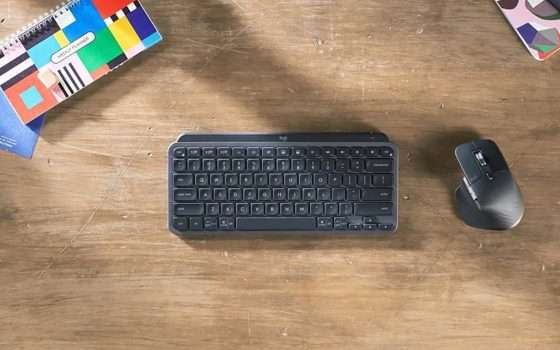 Tastiera wireless compatta perfetta: Logitech MX Keys Mini a -46%
