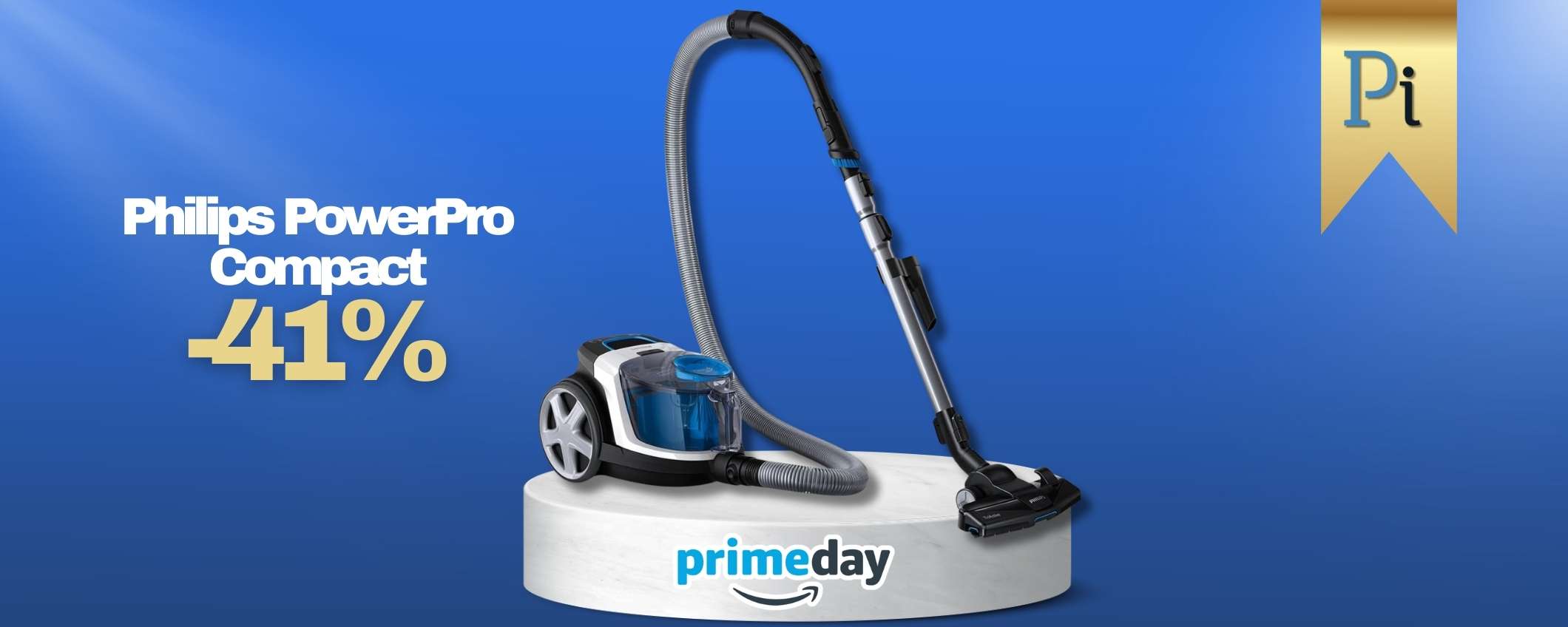 È la potenza ciclonica del Philips PowerPro Compact a renderlo TOP: 79€