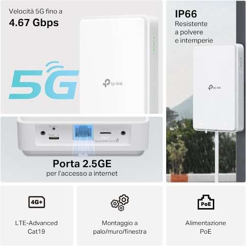 Caratteristiche router 5G TP_Link
