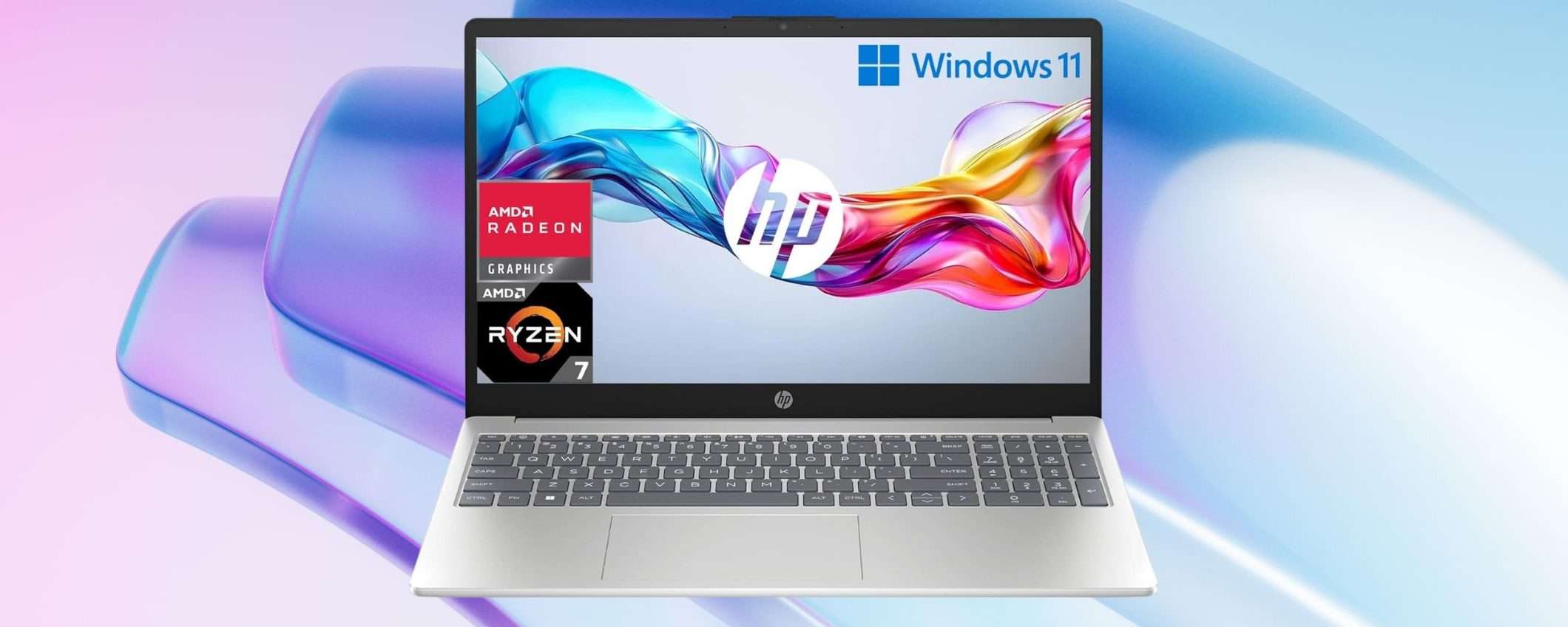 Notebook HP con SSD da 512 GB e Ryzen 7 oggi in SCONTO a 499 euro