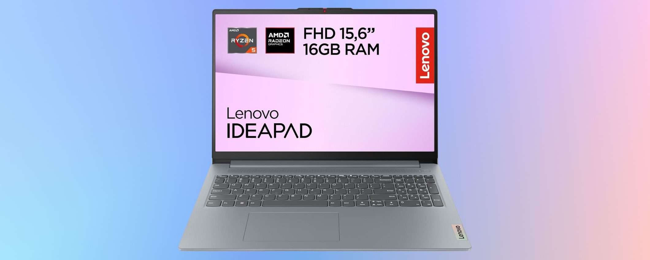 Lenovo IdeaPad Slim 3: notebook potente e leggero a prezzo imbattibile su Amazon