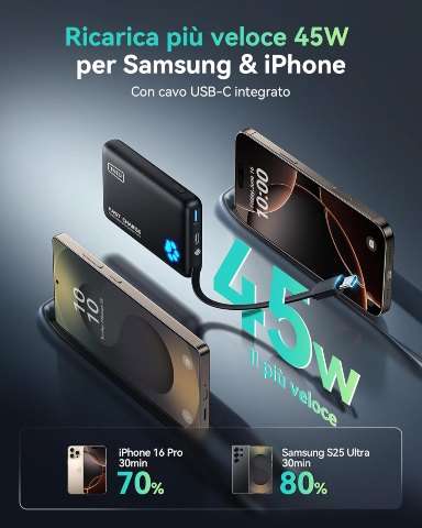 Power bank rapido smartphone