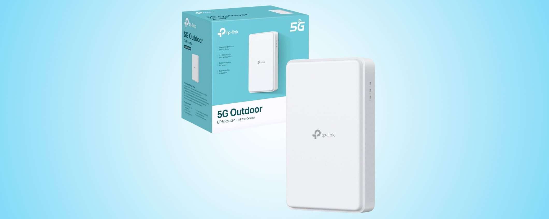 Router 5G TP-Link da esterno: in super offerta Amazon a 150 euro in meno