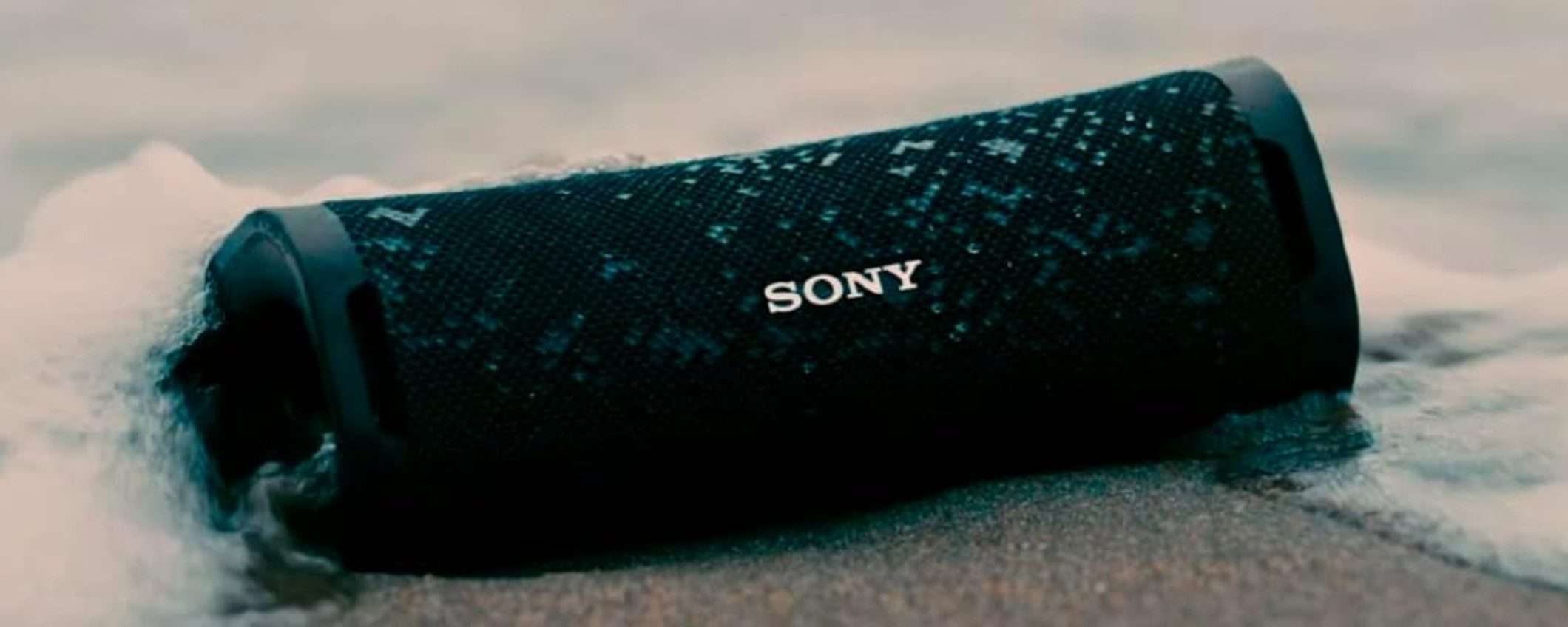 Speaker Sony scontato di 50 euro: 12 ore di musica continua, ovunque tu sia