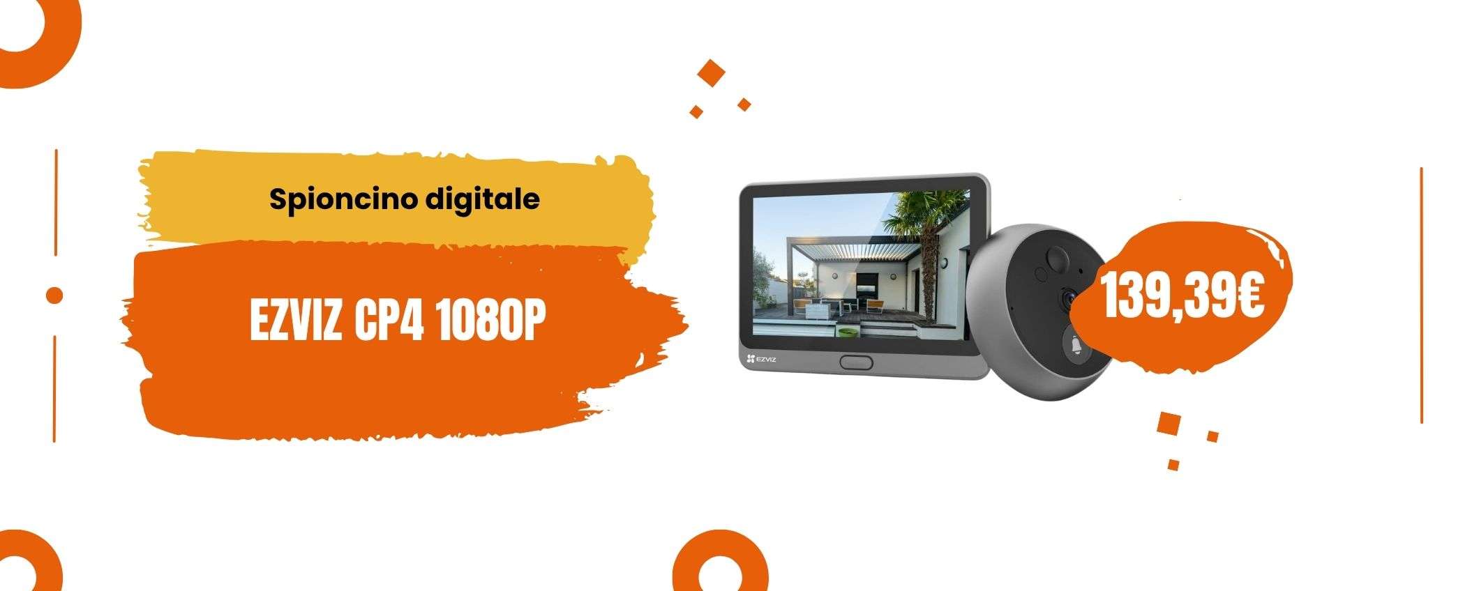 Tutto in uno: videocitofono, spioncino e sistema d’allarme in un unico dispositivo