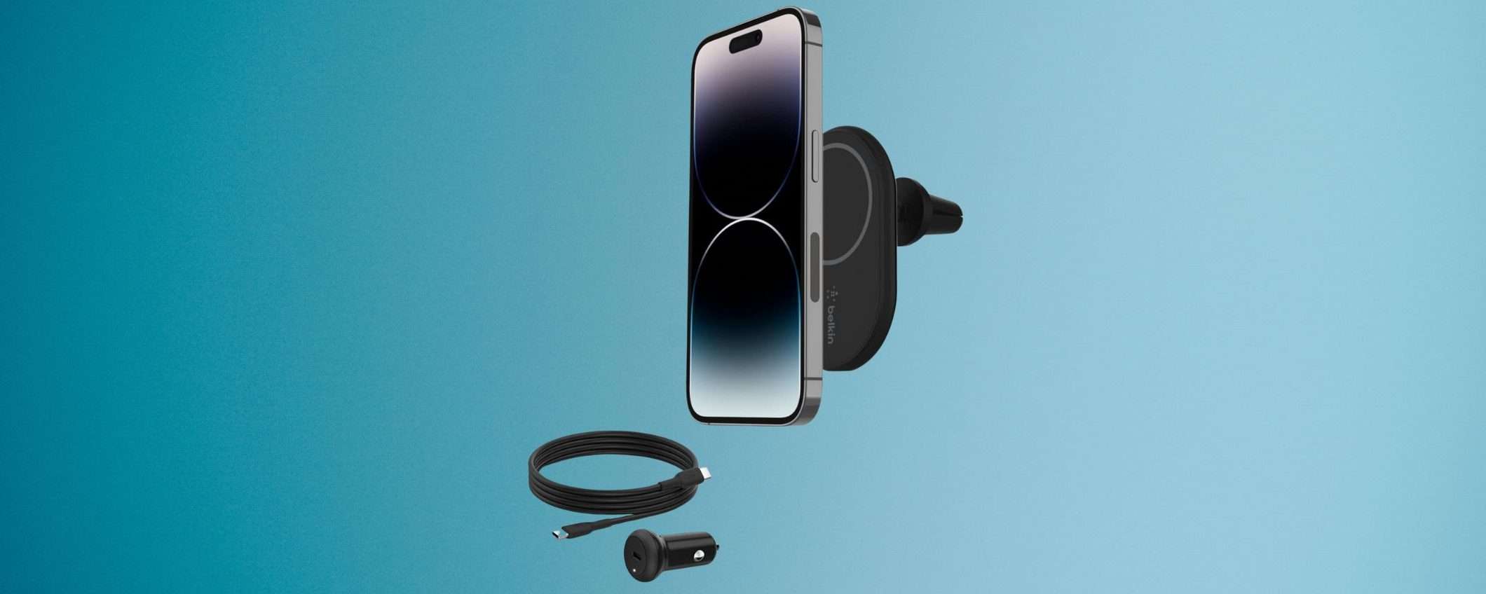 Supporto MagSafe per auto in offerta: ricarica e guida smart