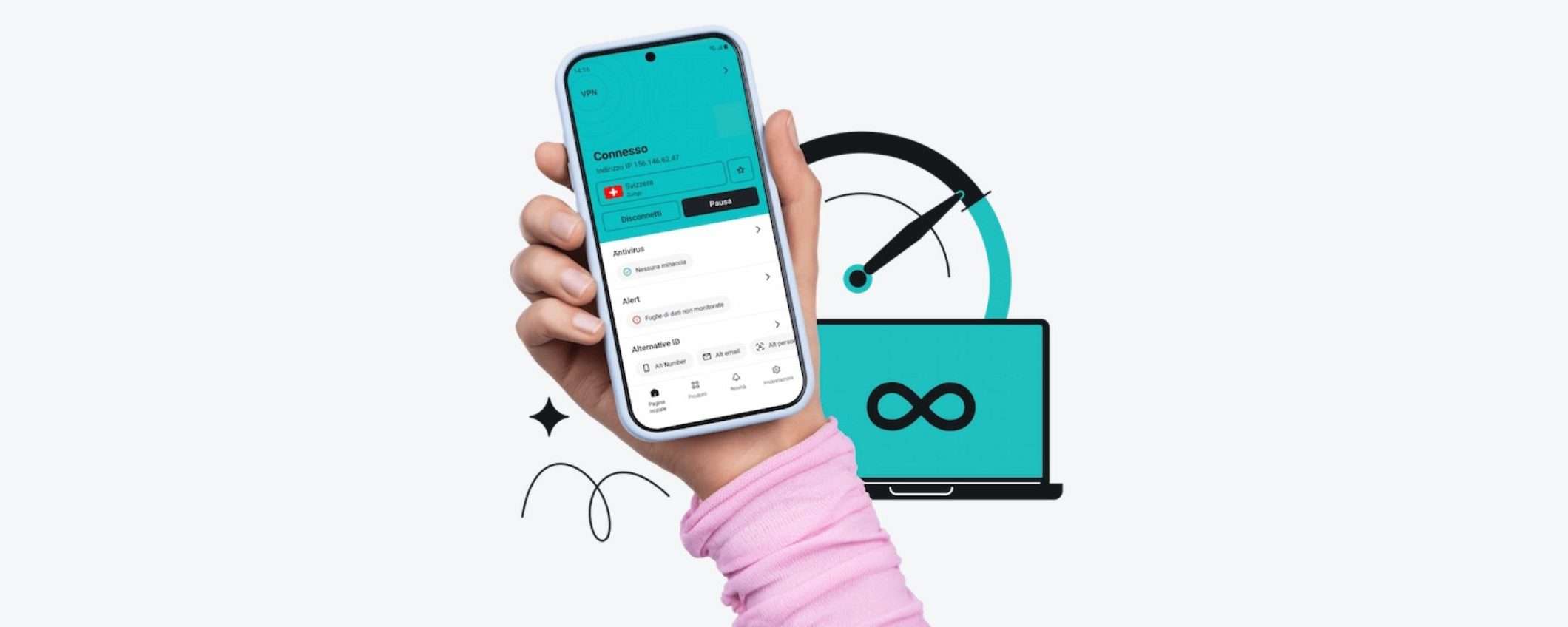 Surfshark VPN in MAXI OFFERTA: la attivi e la usi per dispositivi illimitati