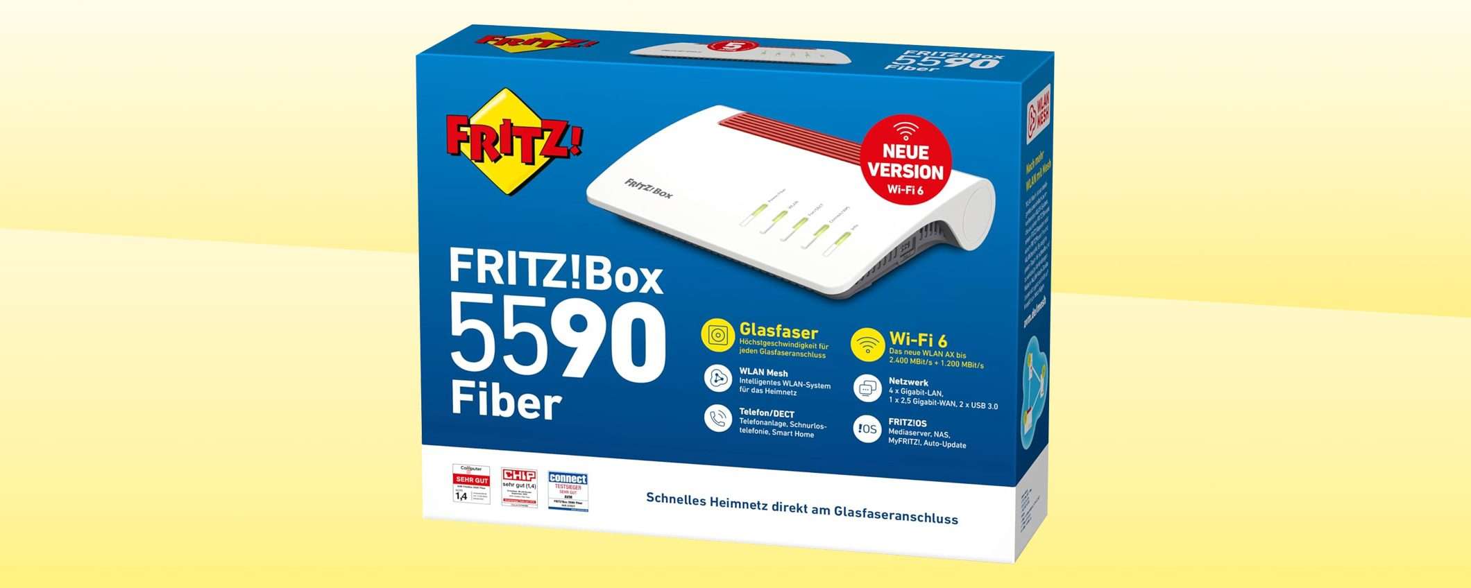 AVM FRITZ!Box 5590 Fiber è in SCONTO: perfetto per la fibra