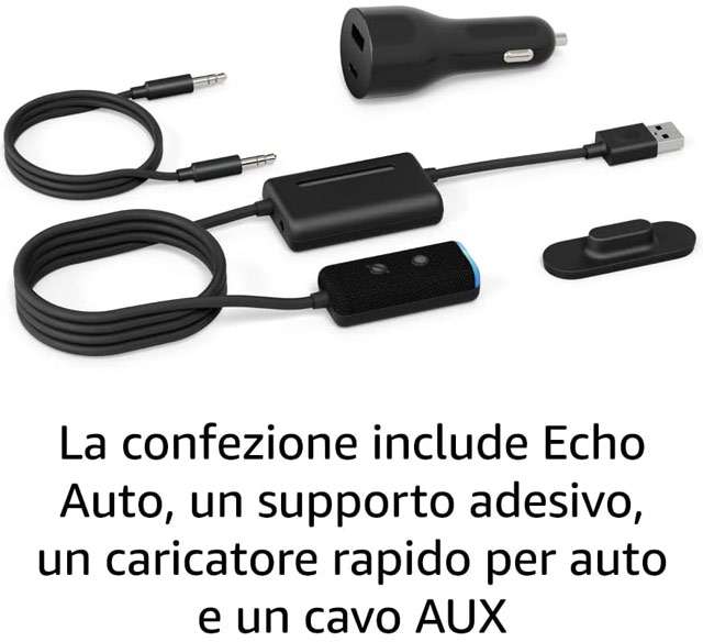 Echo Auto: il contenuto della confezione