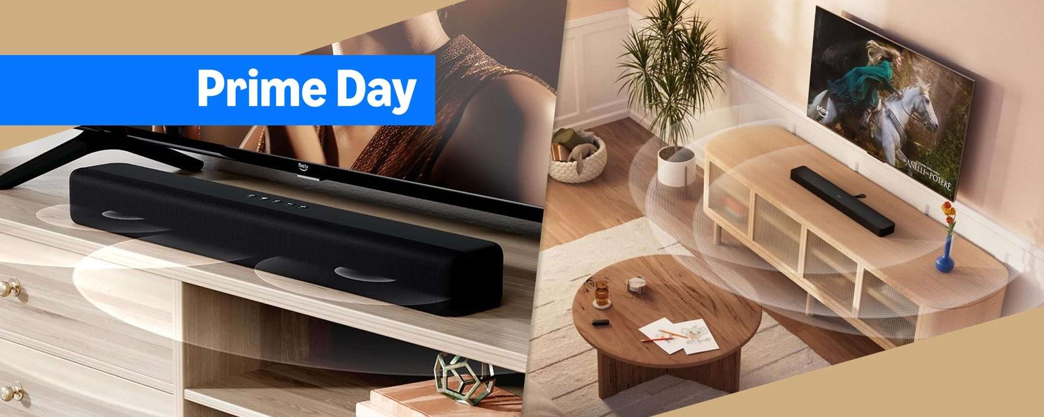 Fire TV Soundbar e Soundbar Plus in OFFERTA al Prime Day