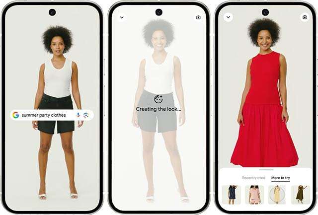 L'AI di Google ti permetterà di provare i vestiti
