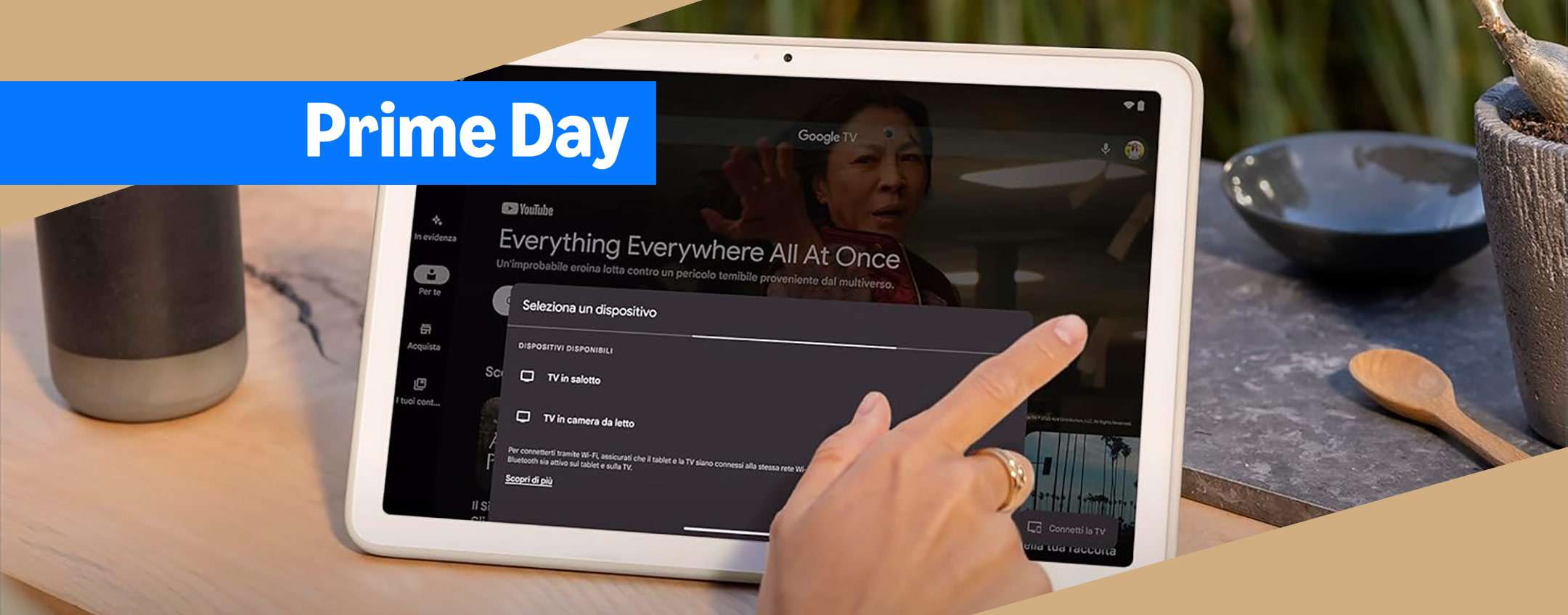 Prime Day: Google Pixel Tablet è sceso al MINIMO STORICO