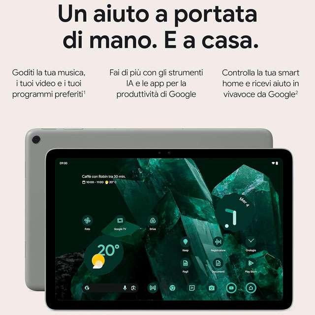 Le caratteristiche di Google Pixel Tablet