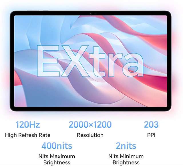 Il display del tablet HONOR Pad X9