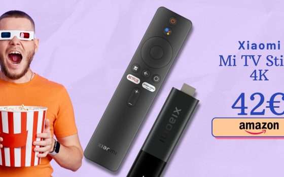 Con Xiaomi TV Stick 4K lo streaming raggiunge qualsiasi televisore, 42€