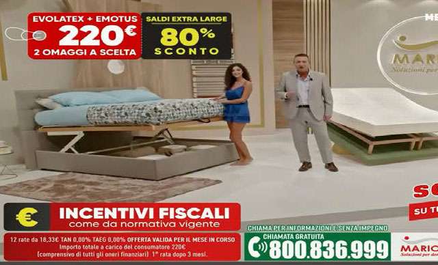 Una delle telepromozioni Marion citate da AGCM