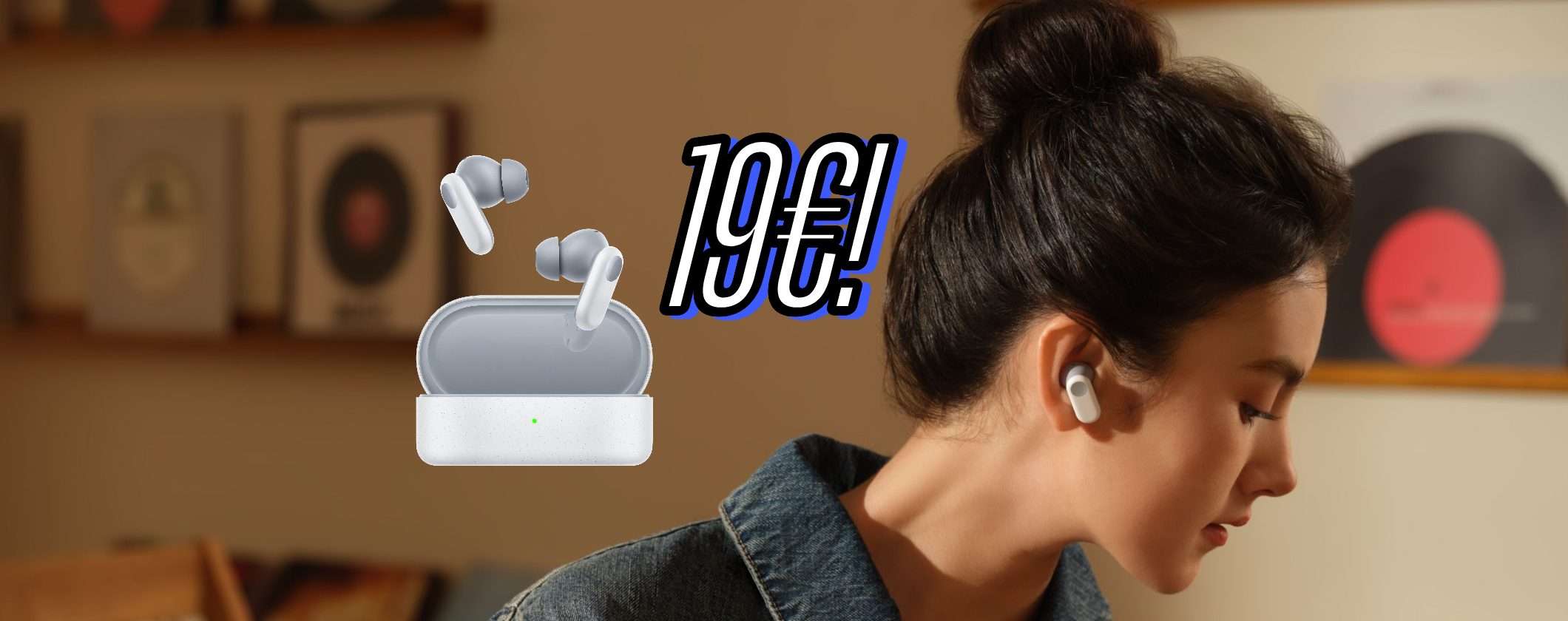 OPPO Enco Buds2 Pro: solo 19€ su Amazon (-60%)