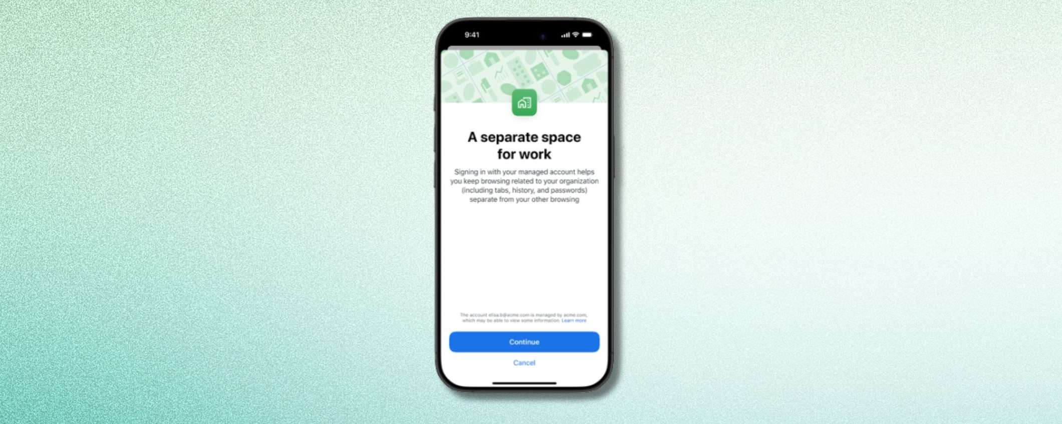 Chrome su iOS, account separati per lavoro e uso personale