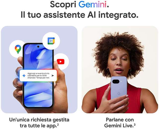 Le caratteristiche dello smartphone Google Pixel 9a
