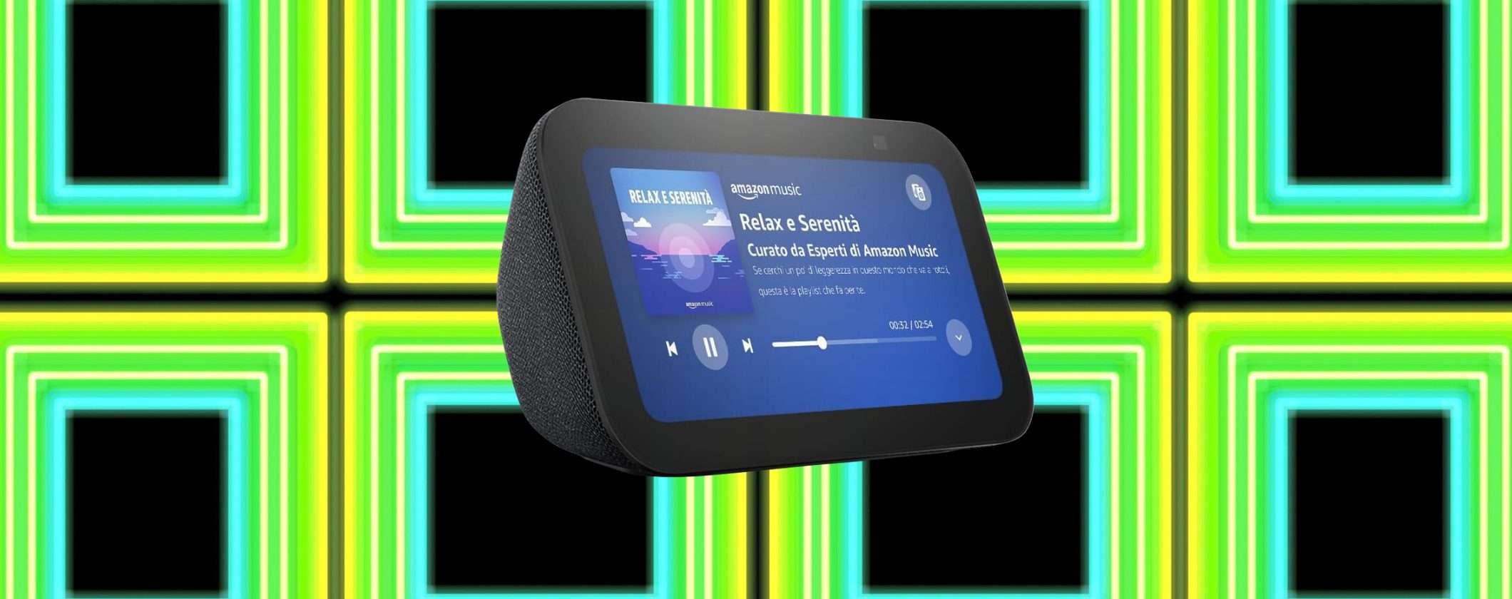 Il Prime Day oggi termina: acquista Echo Show 5 a soli 59€