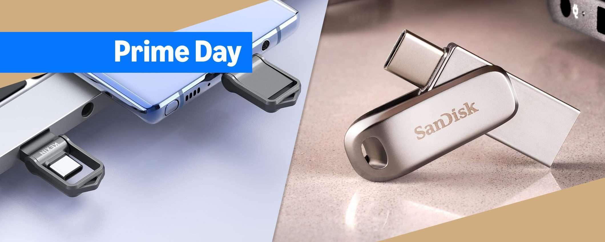 Prime Day 2025: le migliori chiavette USB in super offerta