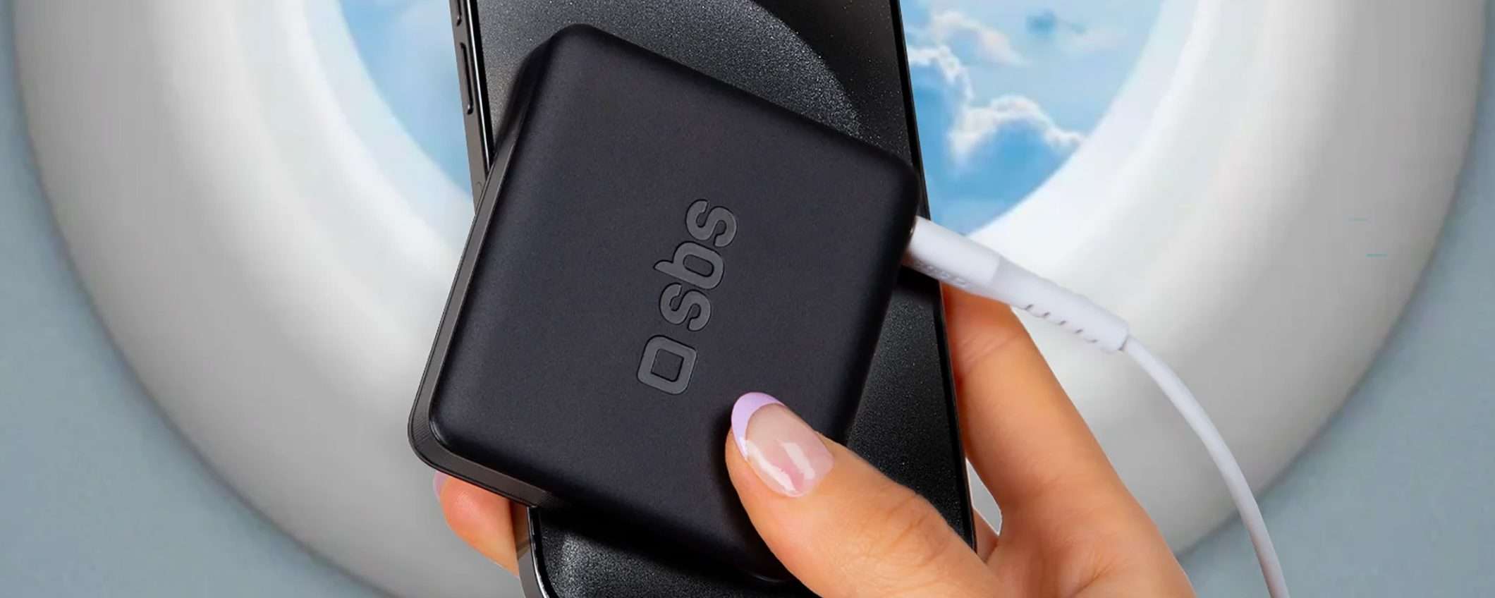 Powerbank per l'aereo: questo SBS è tuo a soli 9,99 euro