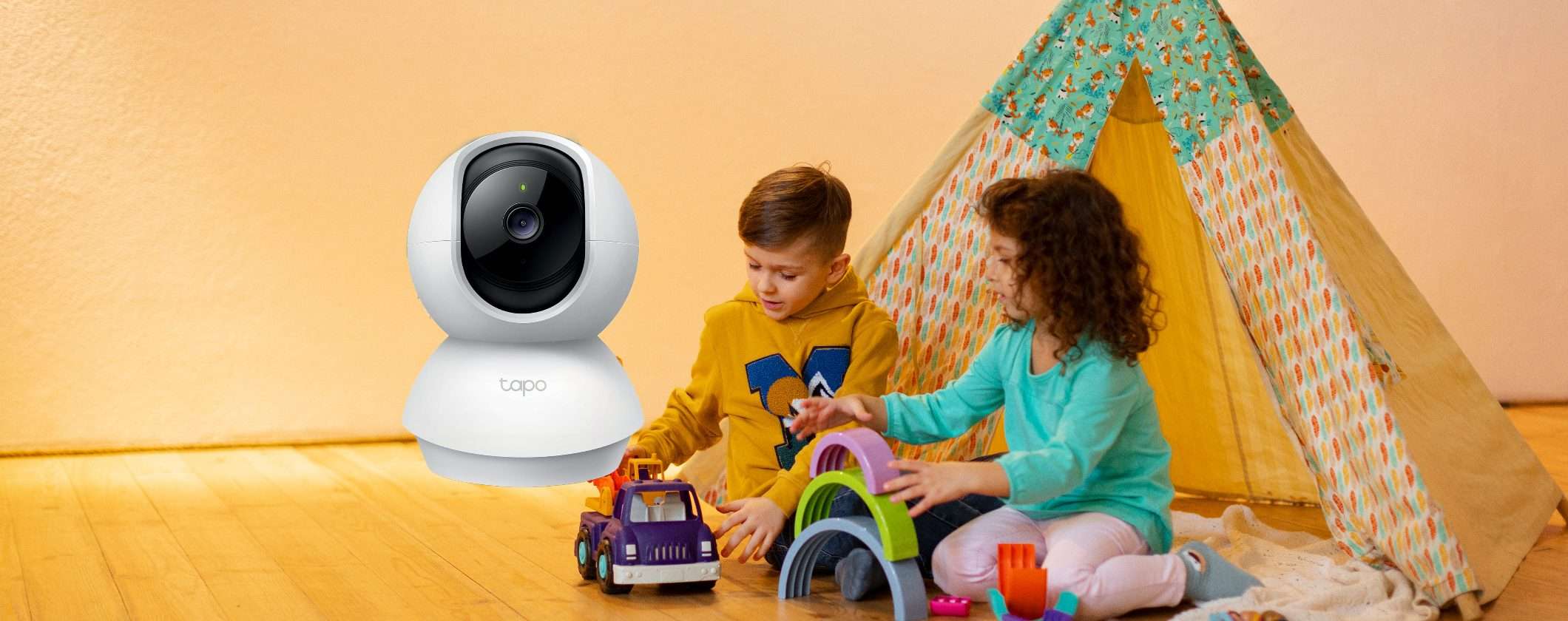 Telecamera WiFi Tapo 2K 3MP da interno a metà prezzo su Amazon