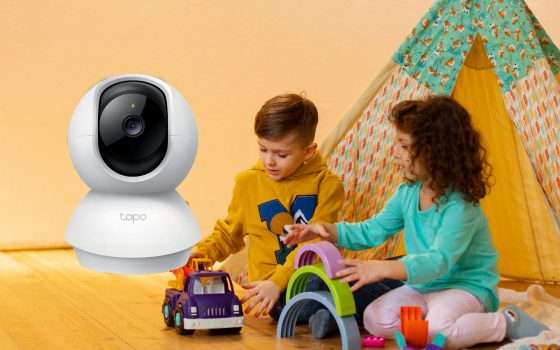 Telecamera WiFi Tapo 2K 3MP da interno a metà prezzo su Amazon