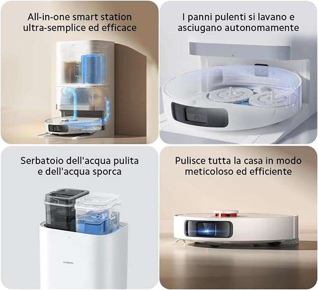 Il robot aspirapolvere e lavapavimenti Xiaomi Robot Vacuum X20+