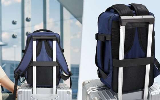 Zaino 40x20x25: perfetto per Ryanair, tuo a soli 26€ (coupon)