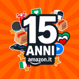 Amazon festeggia 15 anni in Italia con offerte e sorprese