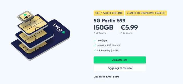 Acquista offerta Lyca Mobile