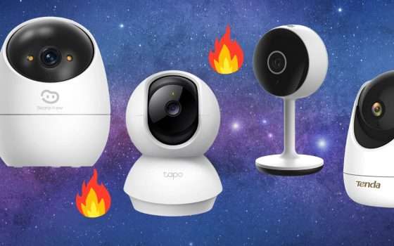 5 telecamere SMART con cui rendere casa sicura: da 16€ su Amazon