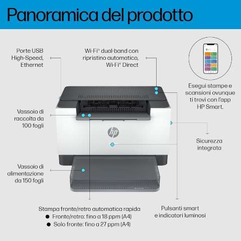 HP LaserJet offerta