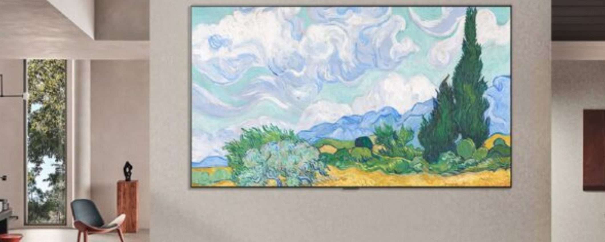 LG Gallery+ trasforma la TV in una galleria d'arte interattiva