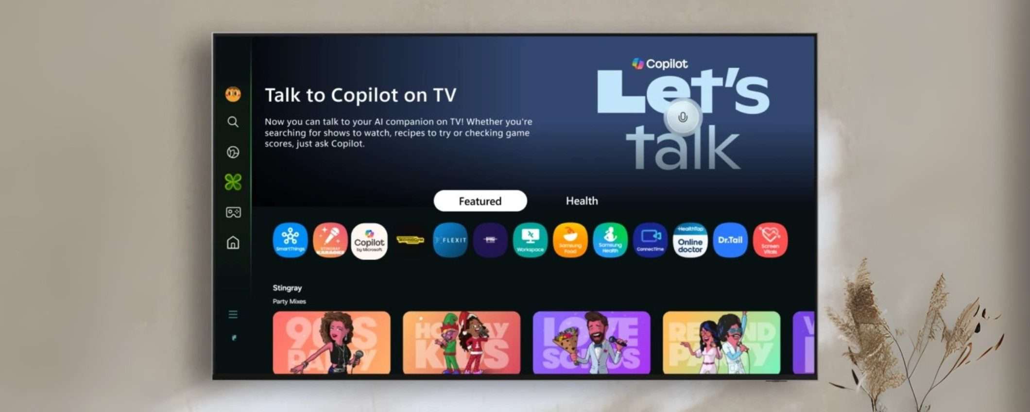 Microsoft Copilot arriva sulle TV e i monitor Samsung