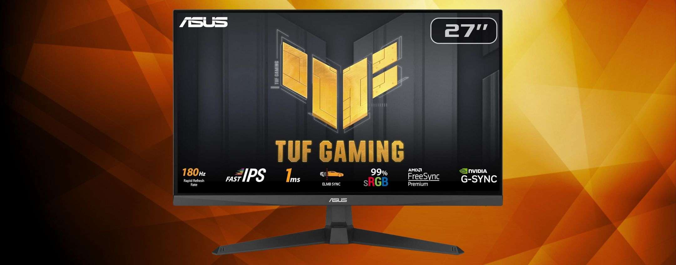 Monitor ASUS 27″ a partire da 129 euro per la Amazon Gaming Week