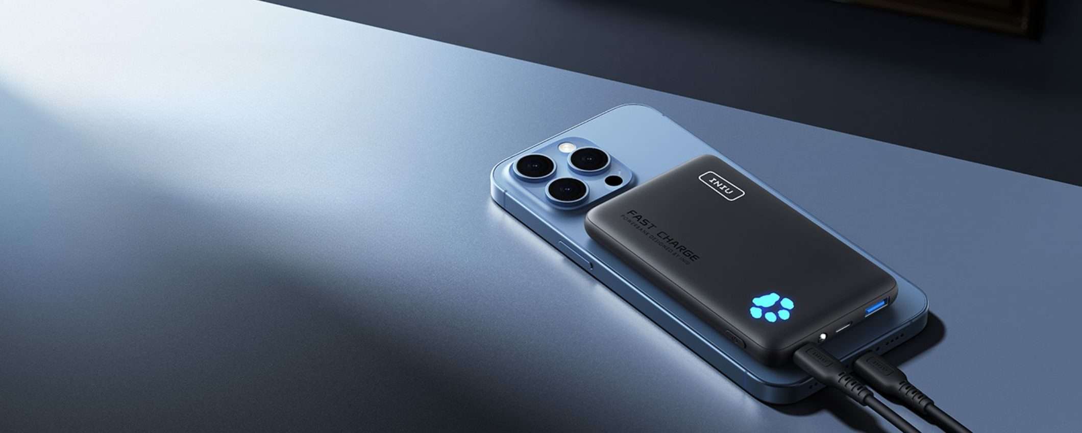 Power bank 10000mAh con ricarica rapida in offerta lampo su Amazon