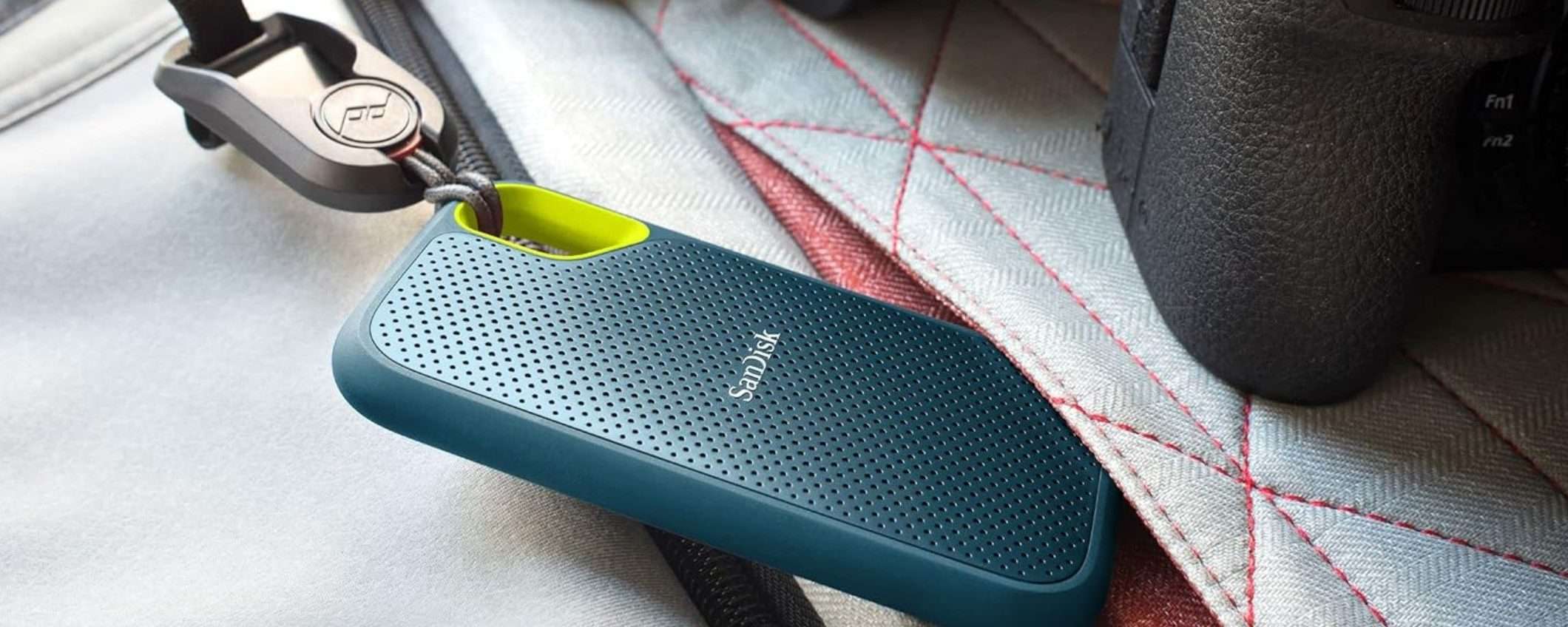 SSD esterno 4TB portatile SanDisk: offerta LAMPO su Amazon (-31%)