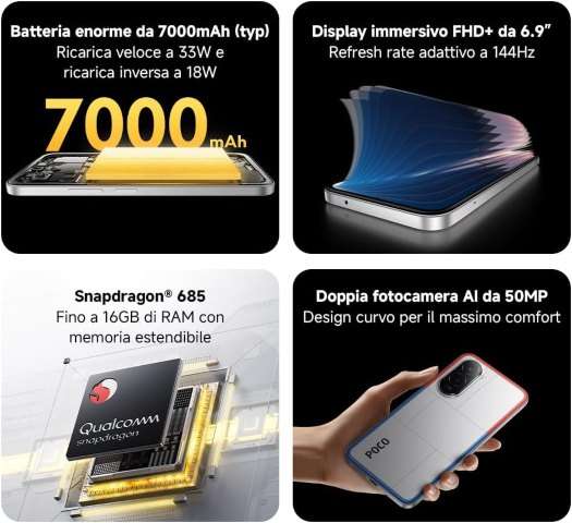 Xiaomi Poco M7 caratteristiche
