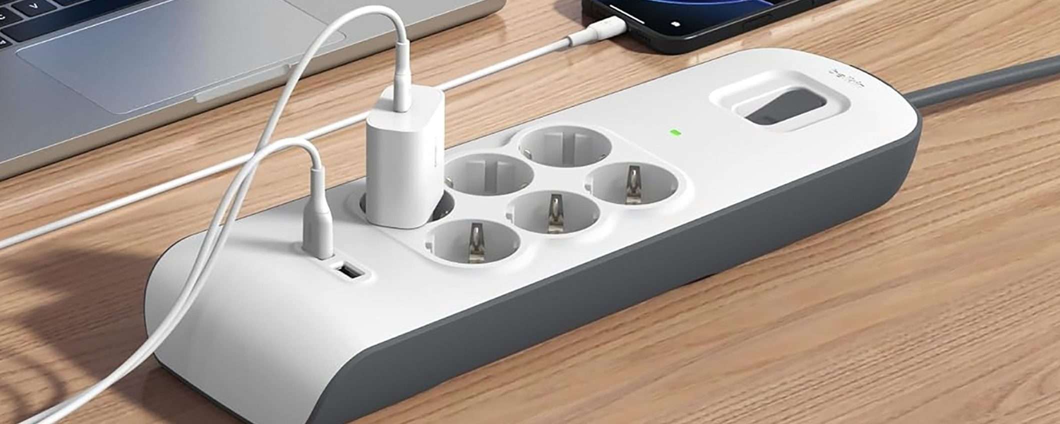 Multipresa Belkin con USB: Amazon taglia il prezzo del -43%