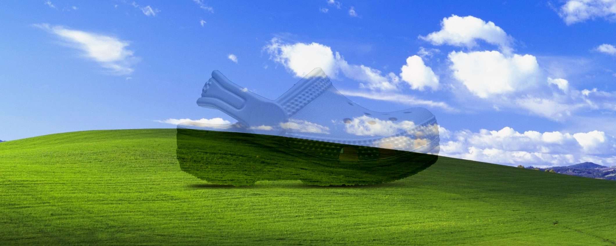 Le Crocs di Windows XP non sono un fake