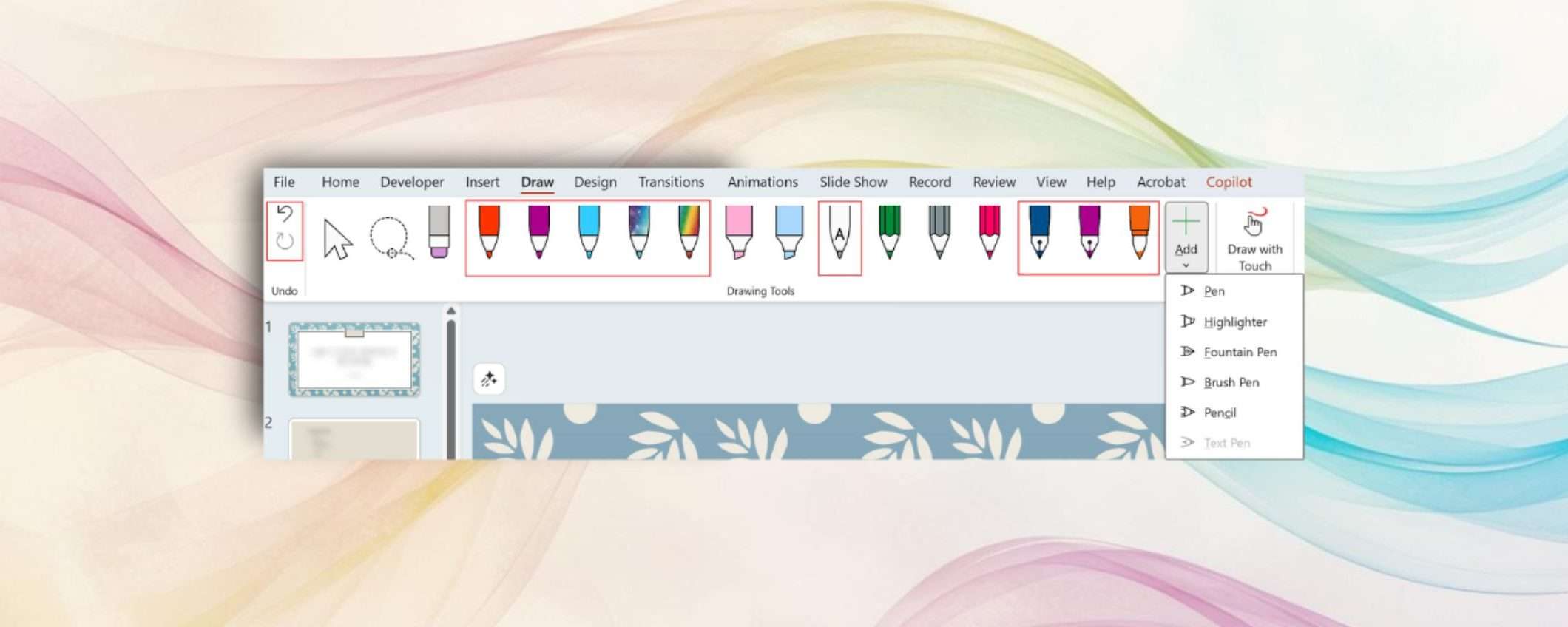 Word, Excel e PowerPoint più creativi con i pennelli digitali