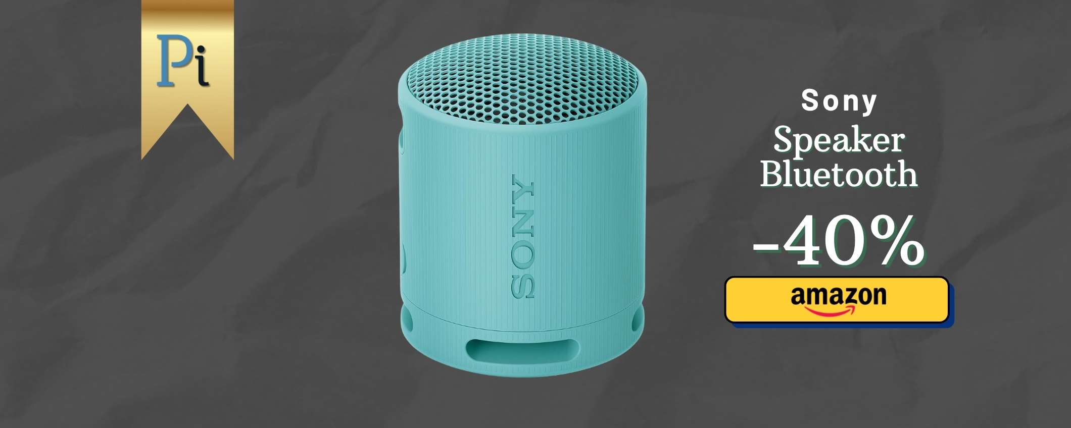 Speaker Bluetooth Sony 16h di batteria, suono al TOP e prezzo stracciato