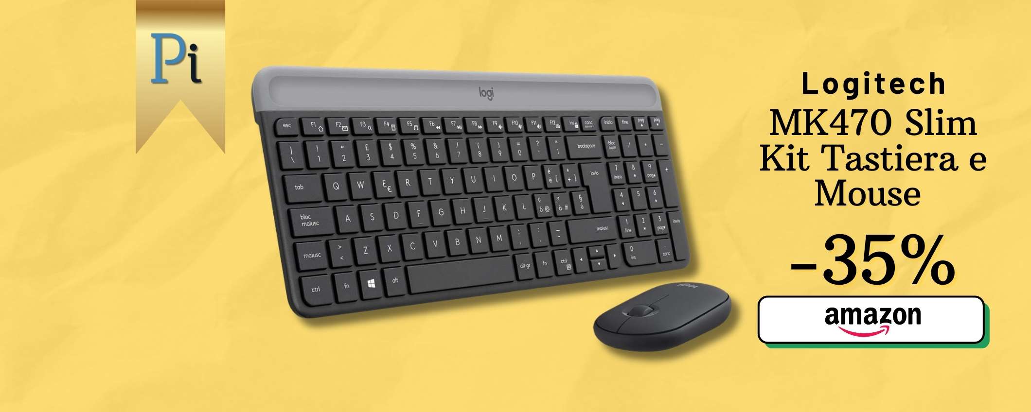 Logitech MK470 è il kit WIRELESS per la scrivania, a meno di 40€ è affare